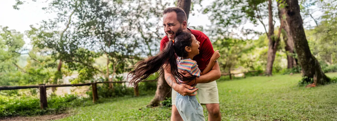 Famiglia si diverte con benefit aziendali